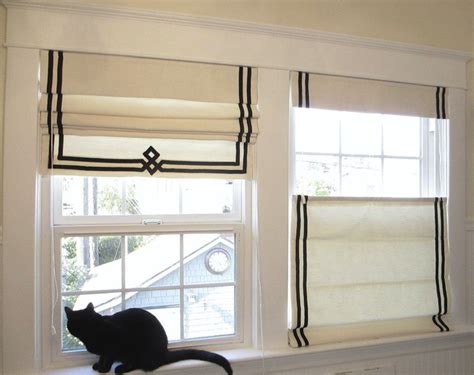 roman shades that drop from top
